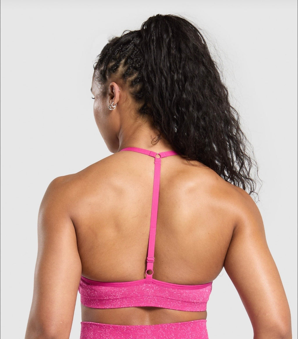 Gymshark Adapt Fleck T-Bra - Pink
