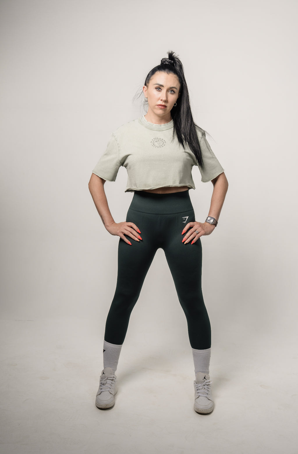 Gymshark Vital Seamless Leggings - Woodland Green Marl
