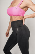 Gymshark Vital Seamless Leggings - Black Marl