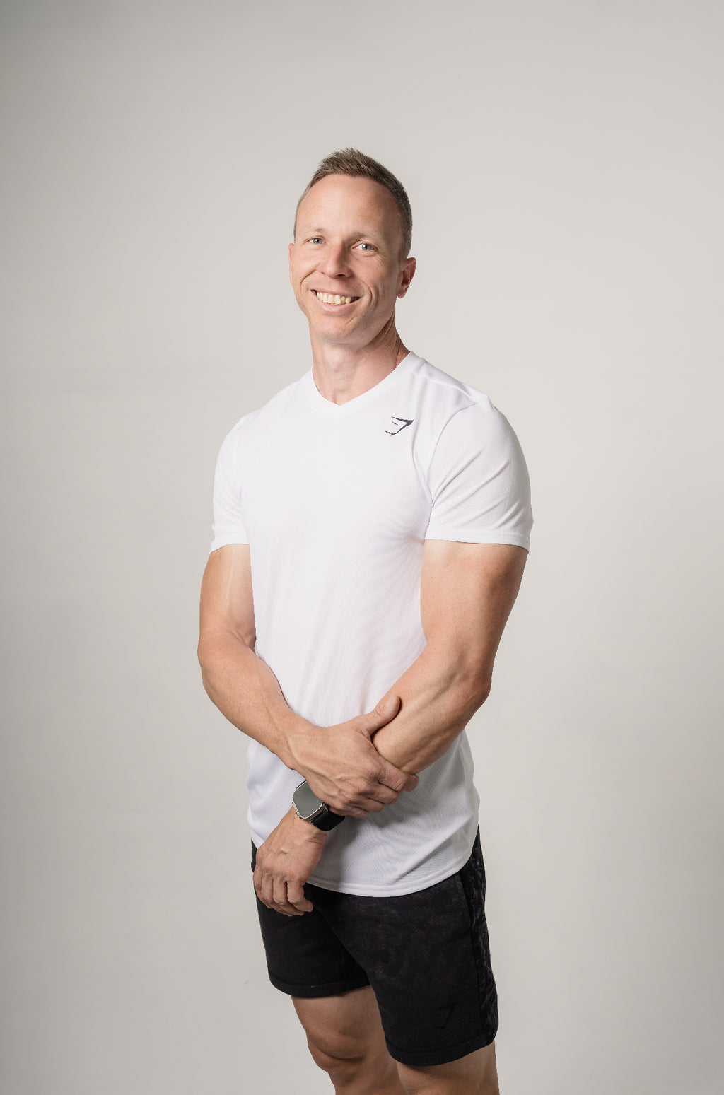 Gymshark Arrival V-Neck T Shirt - White