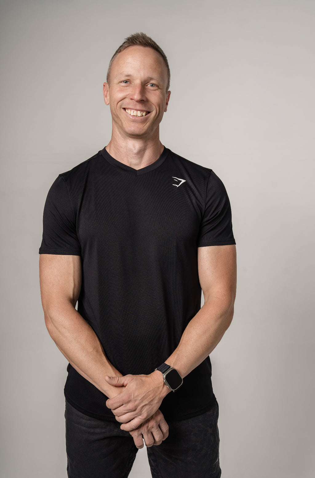 Gymshark Arrival V-Neck T Shirt - Black