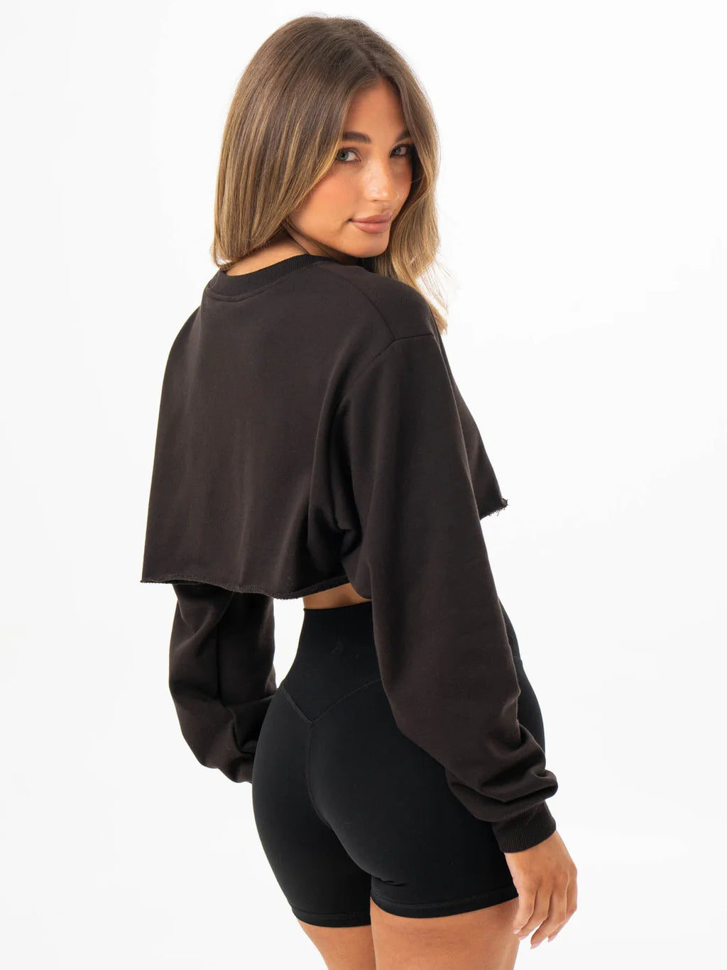 Ryderwear Cropped Sweater - Washed Black