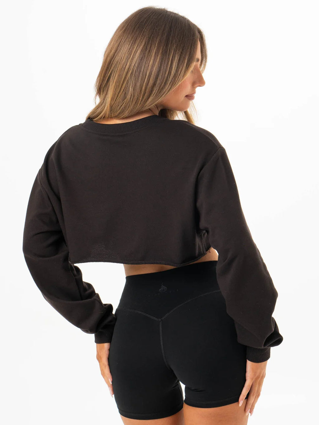 Ryderwear Cropped Sweater - Washed Black