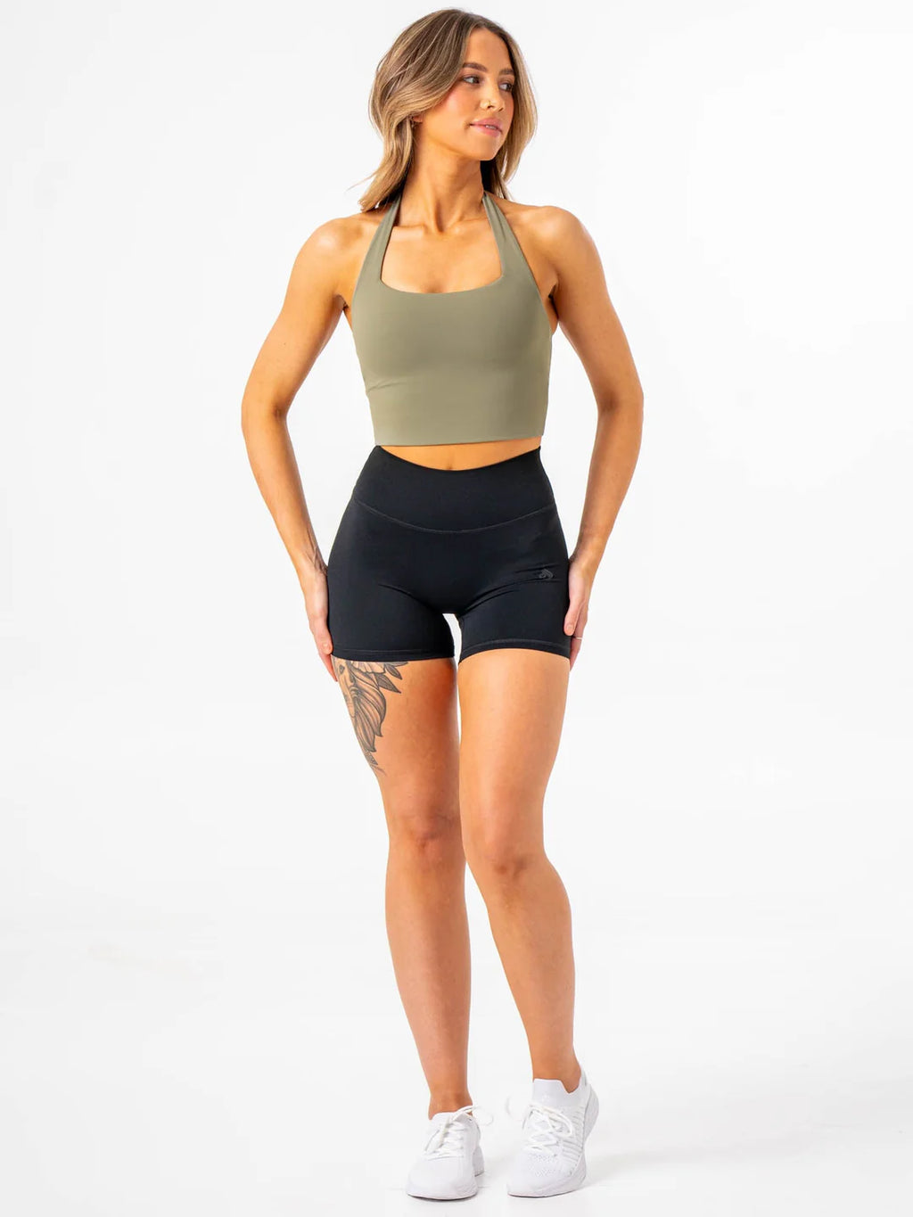 Ryderwear NKD Halter Tank - Desert Sage