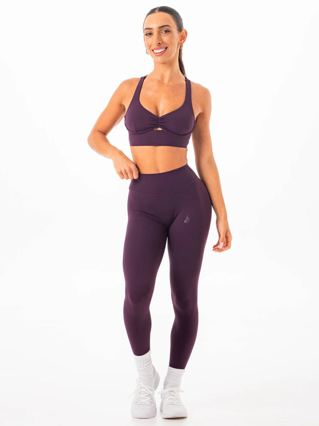 Ryderwear NKD Invisible Scrunch Leggings Merlot