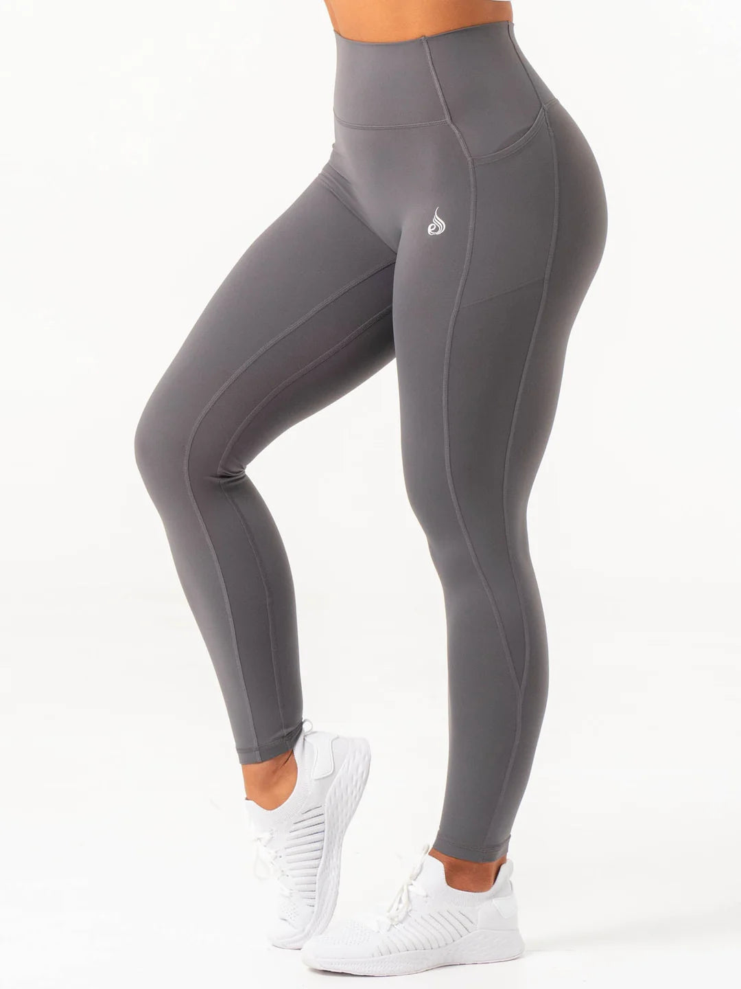 NKD Pocket Leggings - Charcoal