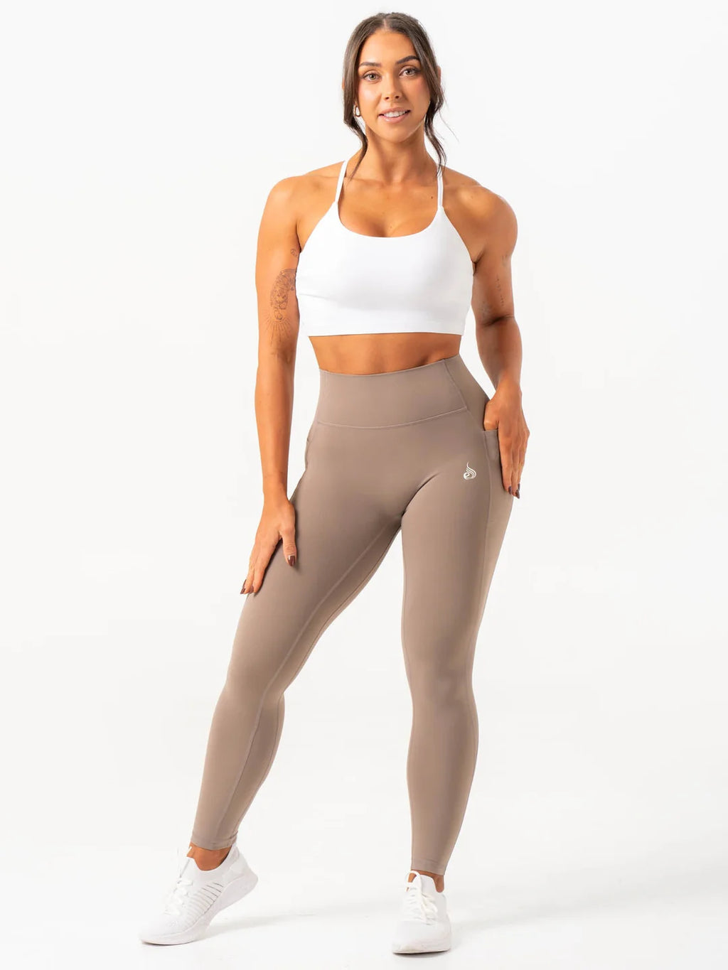NKD Pocket Leggings - Taupe