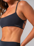 Ryderwear NKD Define Sports Bra in black, front view