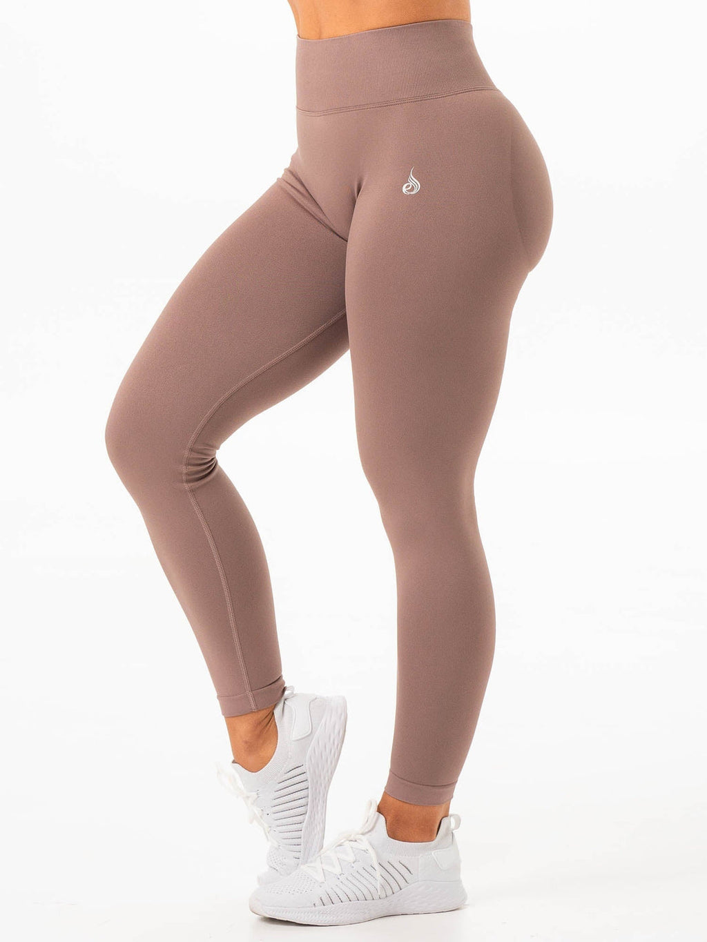 Ryderwear Sculpt Seamless Leggings in mocha, back view