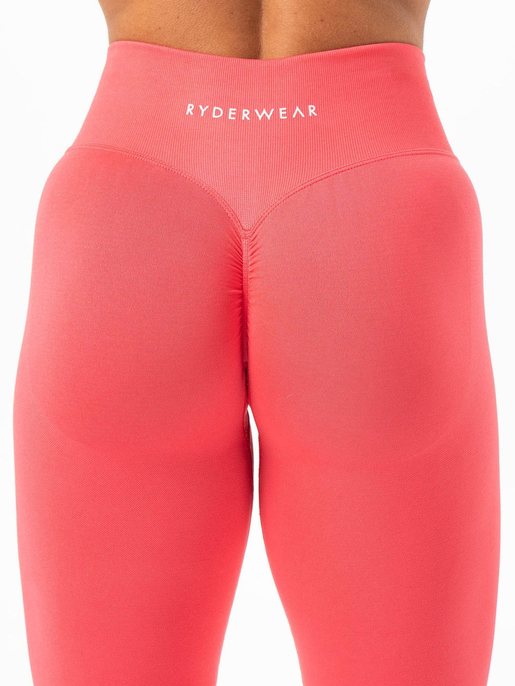 Ryderwear Sculpt Seamless Leggings in watermelon, detail view