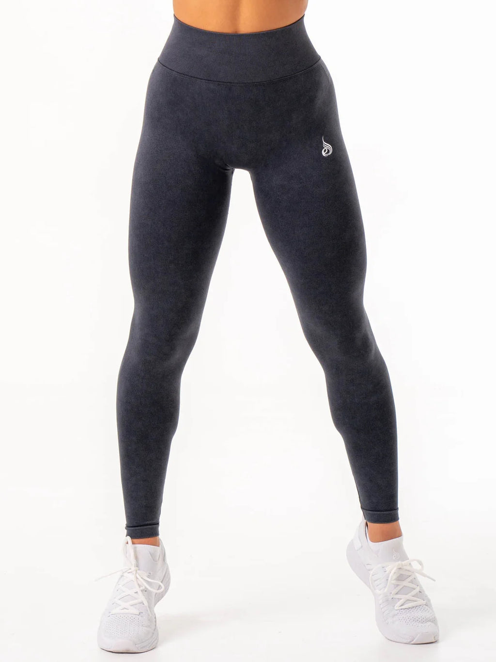 Ryderwear Stonewash Scrunch Seamless Leggings - Charcoal