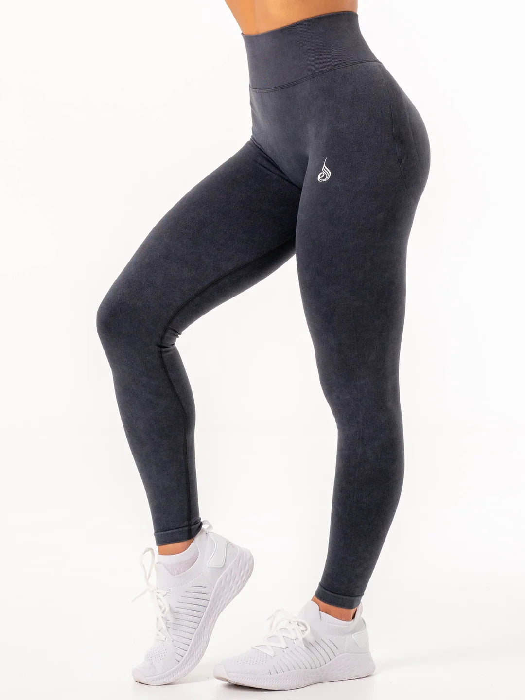 Ryderwear Stonewash Scrunch Seamless Leggings - Charcoal