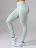 Ryderwear Stonewash Seamless Invisible Scrunch Leggings - Mint