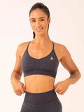 Ryderwear Stonewash Seamless Sports Bra - Black